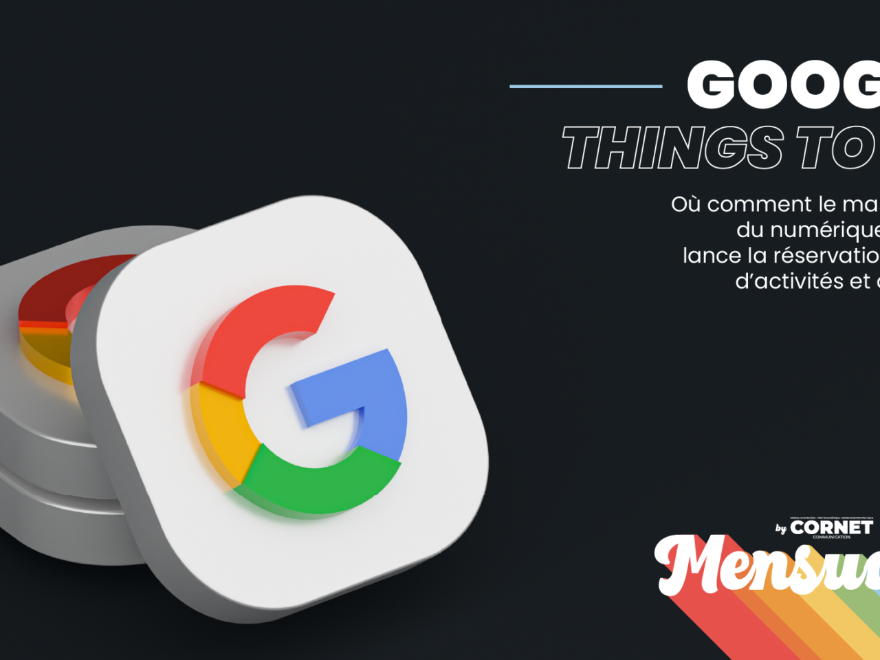 Google Things To Do. Où comment le mastodonte du numérique Google, lance la réservation directe d’activités et de loisirs.